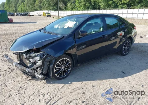 2016 Toyota Corolla S Plus z USA, uszkodzony, nr VIN 5YFBURHE2GP421722
